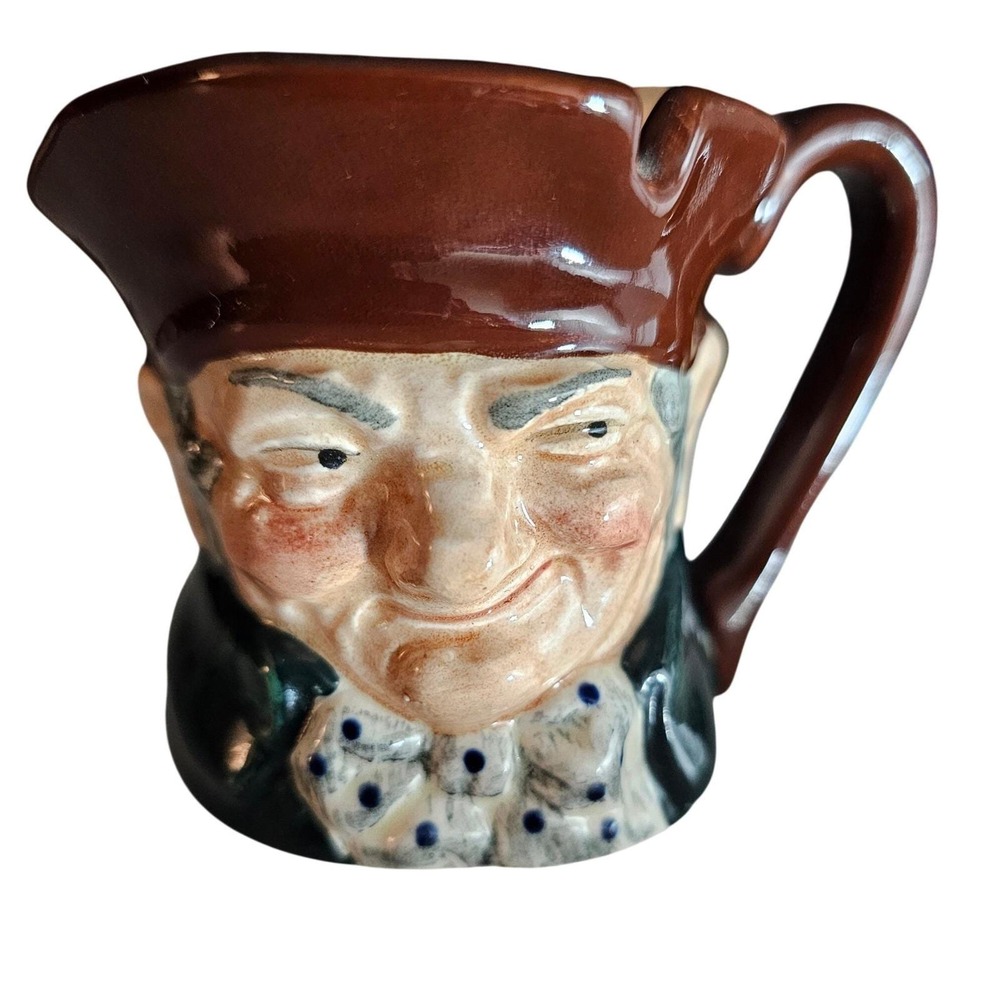 Vintage Minature Royal Doulton Old Charley Character Jug Pitcher Toby Mug‎ Brown